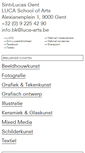 Mobile Screenshot of kunst.sintlucas.wenk.be